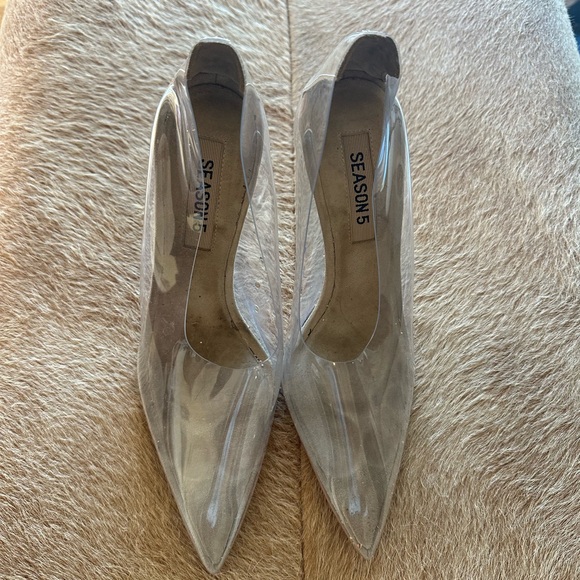 Yeezy season 5 Translucent/clear Point Toe pumps size 36 - Picture 3 of 3